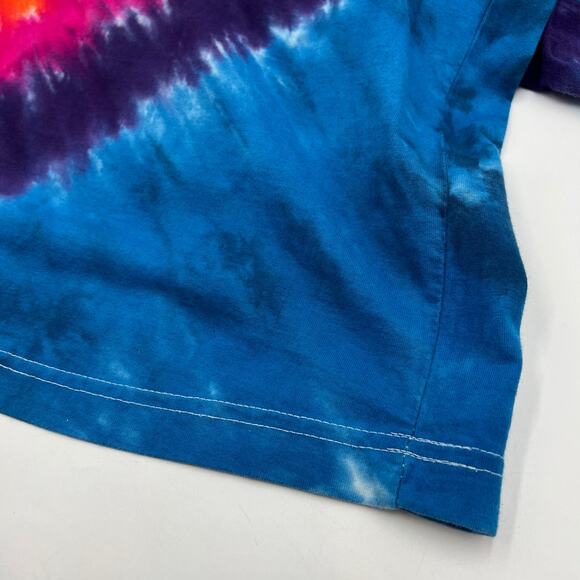 Vintage Grateful Dead Space Your Face Graphic Tie Dye Shirt Liquid Blue 1992 - Picture 10 of 11